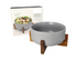 Salad Bowl & Wooden Frame 2.7L.