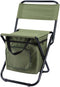 Fishing Chair with Cooler Bag Fishing Stool Foldable Camping Chair