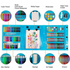 Mega 208 Piece Art Set - Blue