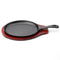 Cast Iron Sizzling Plate With Wooden Base