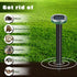 2 Piece Mole Solar Powered Repellent for Lawns