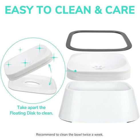 Pet Water Bowl with Volume Control and Gate