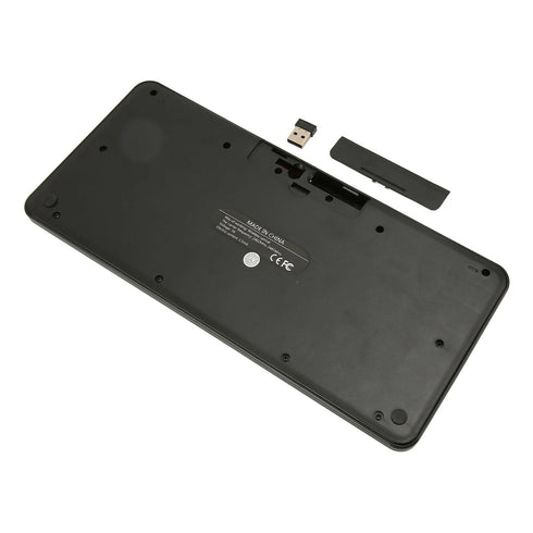 Mini Wireless Keyboard and Mouse Set - Black, Red