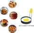 Non-Stick Stainless Steel Frying Egg Ring Pastry Mould with Brush- 4 Piece