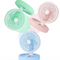 Table lamp circulating fan