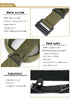 Heavy-Duty Metal Buckle Military Style Survival Tactical Belt x3