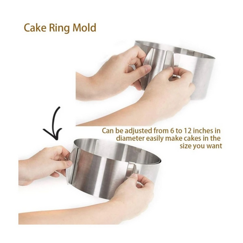 Cake Ring Stainless Steel 15.5cm- 30cm