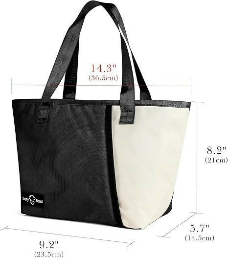 nsulated Lunch Bag, Reusable Lunch Tote Bag for Men & Women, Insulated Lunch Box Bag with Hand Strap