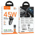 Hoco Mini Size High Power Car Charger Set 45W - NZ16B