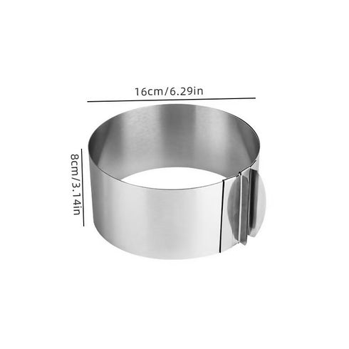 CAKE RING STAINLESS STEEL 8.5CM