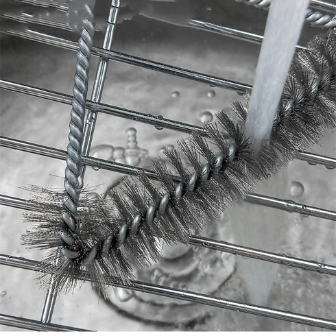 Stainless Steel Bristle Wire Grill Cleaning Brush