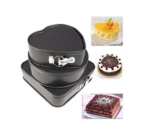 Nonstick & Leak-Proof Cake Pan Set of 3
