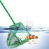 Green Portable Long Handle Square Aquarium Fishing Net