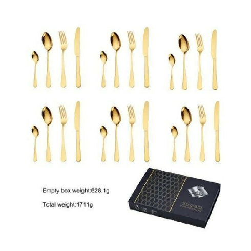 24 Piece Fork and Spoons Set