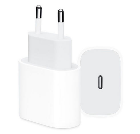 18W USB Type-C Power Adapter & USB Type-C to Lightning Cable for iPhone