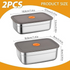 Stainless Steel Food Storage Containers set of 2
