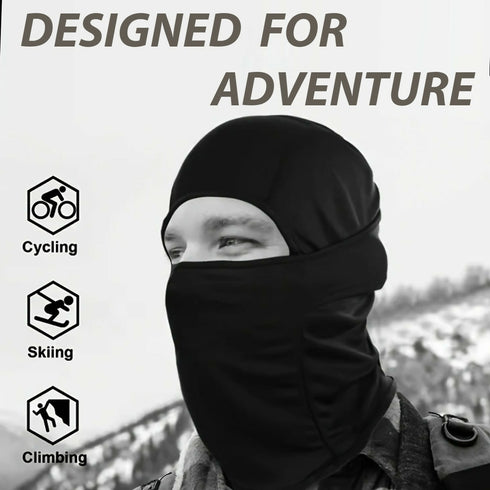 2-Pack Balaclava Face Mask for Women, Breathable Ski Mask for Outdoor