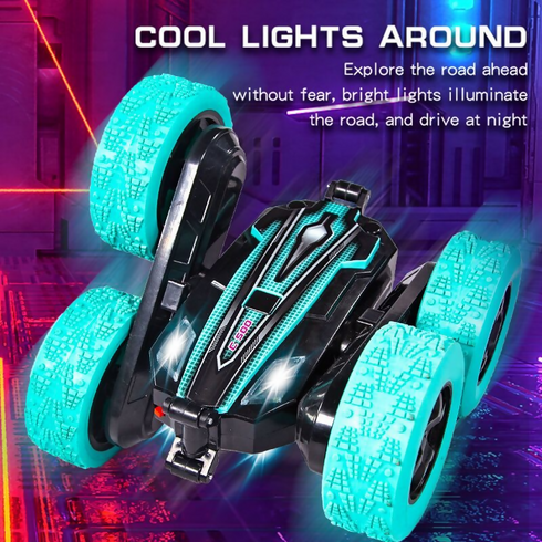 2.4Ghz Sensing Double Side 360 Degree Roller Wheel Dual Rc Stunt Car Toy