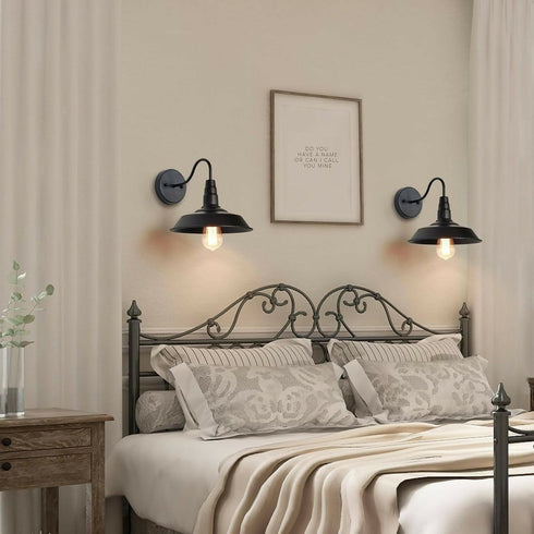 Black Gooseneck Wall Sconces