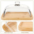 Bamboo Bread/Cake Tray with Acrylic Lid