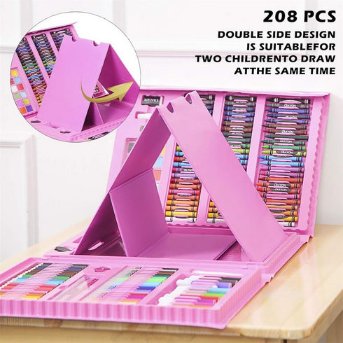 208 Piece Art Set- Pink