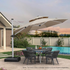 Outdoor Round Large Cantilever Umbrella