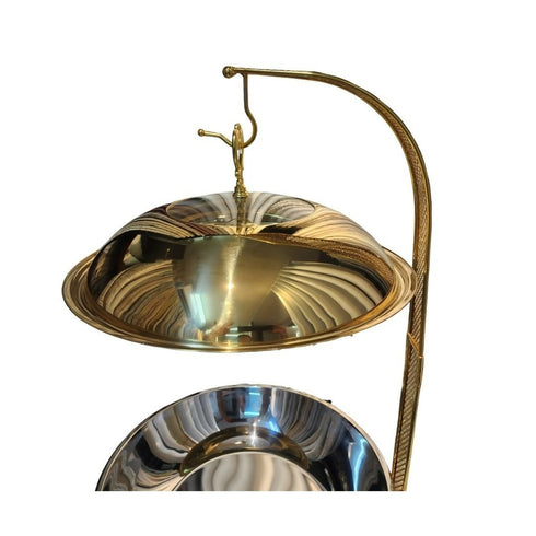 Round Stainless Steel Chafing Dish Buffet Set