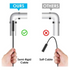 Type-C Soft wire Endoscope Snake Tube Inspection Camera with 6 LED for OTG Android Phone, Lens Diameter: 7mm, Length: 5m Soft Cable