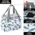 Insulated Thermal Breakfast Lunch Bag - Forest Leaves