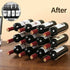 3 Tier Wooden Wine Storage Rack