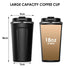 510ml Coffee Mug Vacuum Insulated Travel with Temperature Display - Black