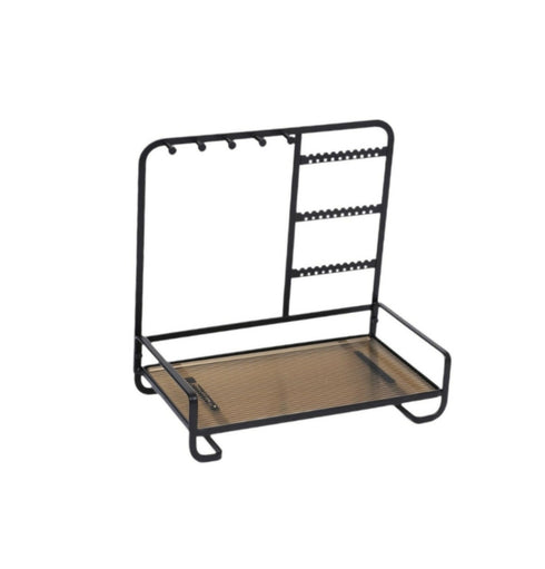 Jewelry Stand with Tray for Necklaces and Rings
