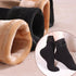 Winter Warm Stylish 2 Pairs solid short thick socks