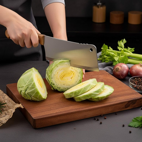 Cleaver Knifes with Wood Handle