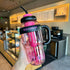 1200ml Cute Water Bottle with Straw for Milk, Juice, Tea, Coffee, and Beverages