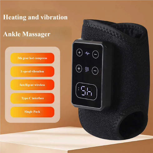 Rechargeable heated vibration therapy foot massag
