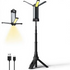 New XHP50 High Brightness LED Camping Light USB Rechargeable ABS IP20 Screen Display Magnetic Stand Stretchable COB Work Light