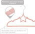 Velvet Baby Clothes Hanger Children’s Coat Kids with Notched Shoulder and Non Slip Design For Newborn to Toddler Clothes