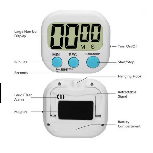Electronic kitchen timer