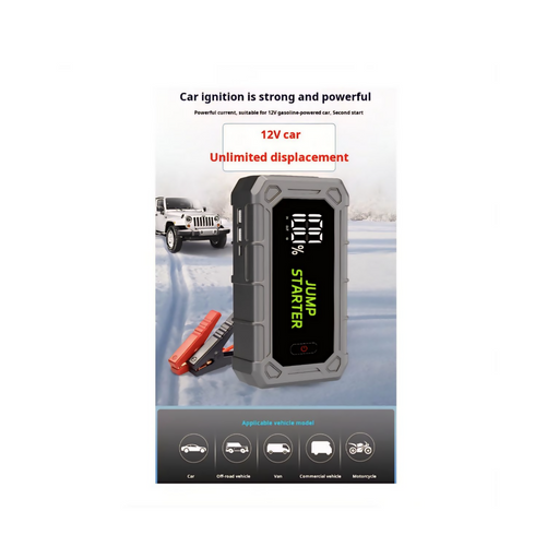 1000A Portable 12V Car Jump Starter with Torch