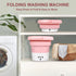 6L Foldable Washing Machine- Pink