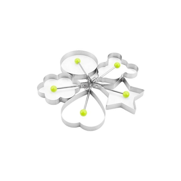 Stainless Steel 5-Shape Fried Egg Rings Molds