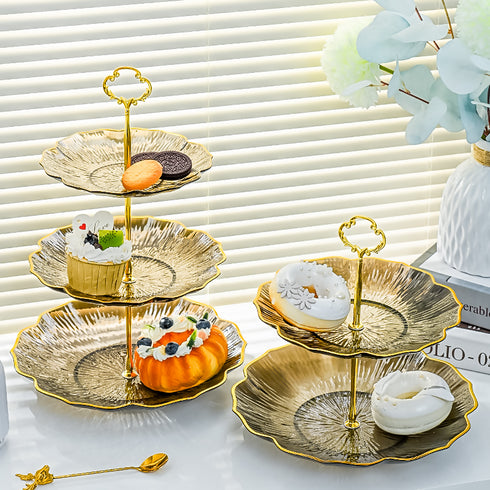 Transparent Plastic Cake Stand