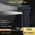 Violent Turbo Fan High-Speed Brushless Mini Portable Fan Outdoor Handheld Wireless Blower Lithium Battery