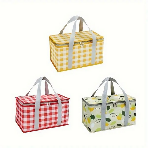 Large Capacity Outdoor Picnic Bag, Home Storage Cooler - Green