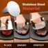 Stainless Steel Hamburger Press