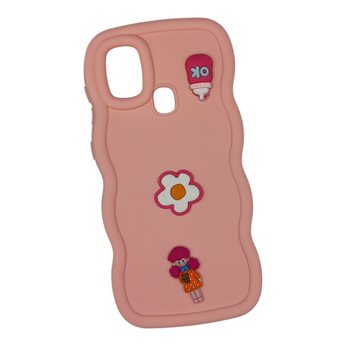 Cute 3D Cartoon Silicone Phone Case Cover Compatible with Samsung A21s