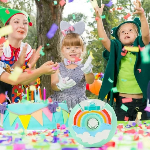 Donut Water Bottle with Straw and Strap