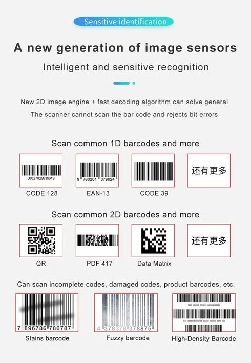 Auto sensor barcode scanner