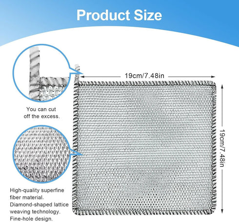 9pcs Metal Wire Cleaning Cloth